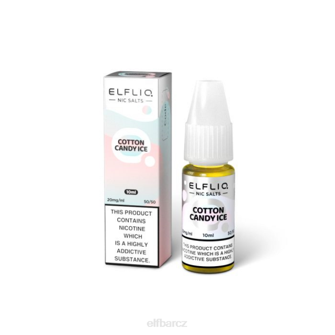 elfbar elfliq cukrová vata ledová sůl - 10ml-20 mg/ml 8442214