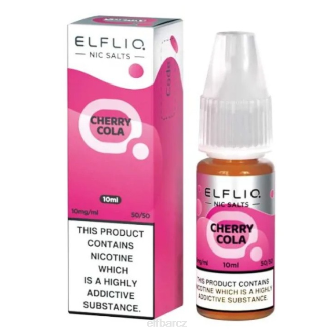 elfbar elfliq nic salts - cherry cola - 10ml-10 mg/ml 8442196