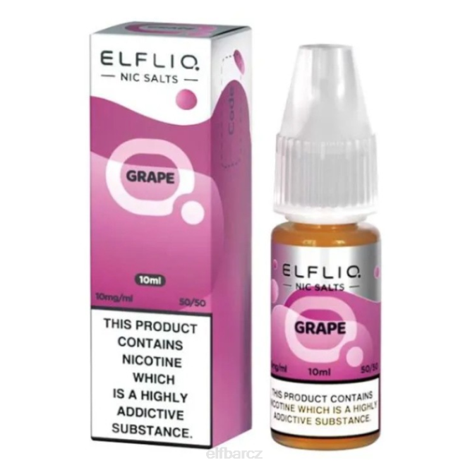 elfbar elfliq nic salts - hroznové víno - 10ml-10 mg/ml 8442191