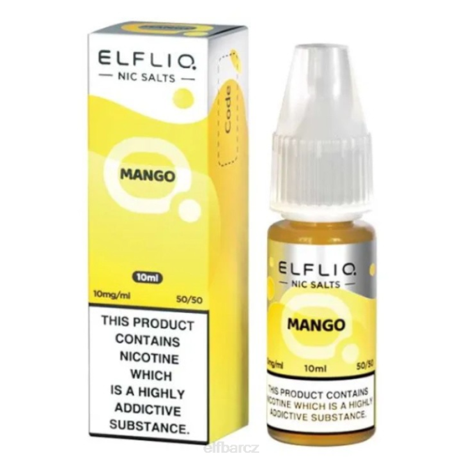 elfbar elfliq nic salts - mango - 10ml-5mg 8442187