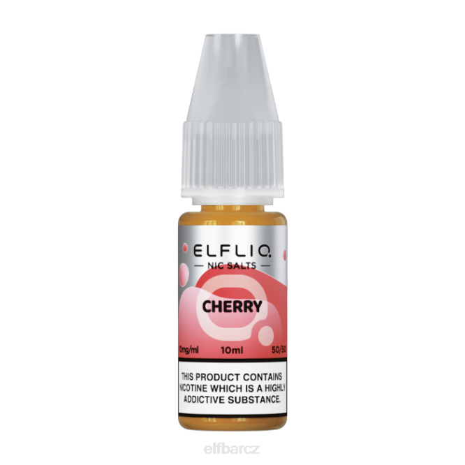 elfbar elfliq nic salts - třešeň - 10ml-10 mg/ml 8442199