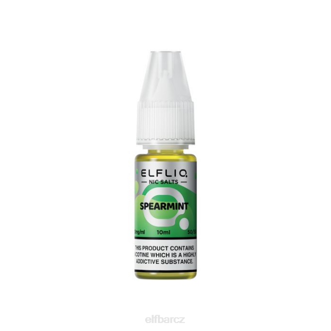 elfbar elfliq spearmint nic salts - 10ml-10 mg/ml 8442207