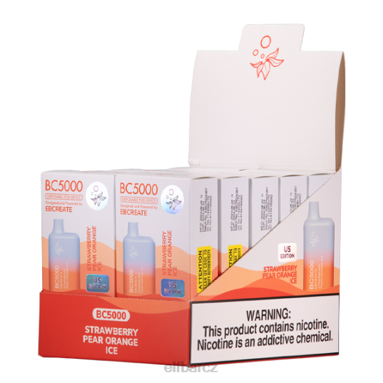 ELFBAR jahoda hruška oranžový led bc5000 spotřebitel - 40mg - jednol TJTP620