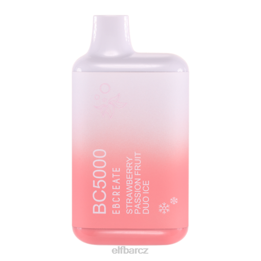ELFBAR jahoda mučenka duo ice bc5000 konzument - 50mg - jeden TJTP628