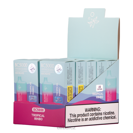 ELFBAR tropická kořalka bc5000 spotřebitel - jednotlivá - 40 mg TJTP611
