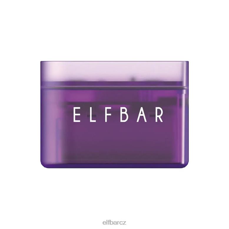 ELFBAR předplněná sada lusku lowit 5500 2% nic třešňová hroznová limonáda třešňový hroznový limonádový lusk+fialová baterie 60FDZ135