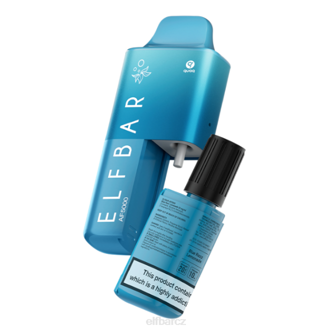 elfbar af5000 předplněná sada - 20 mg 844259 modrá razz limonáda
