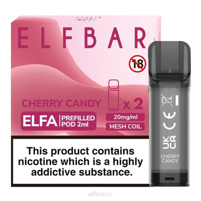 elfbar elfa předplněný pod - 2 ml - 20 mg (2 balení) 8442131 třešňové cukroví