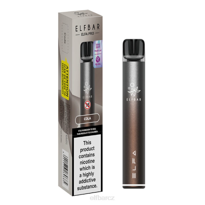 elfbar elfa pro pod kit - dobíjecí 844271 twilight brown + cola předplněný lusk