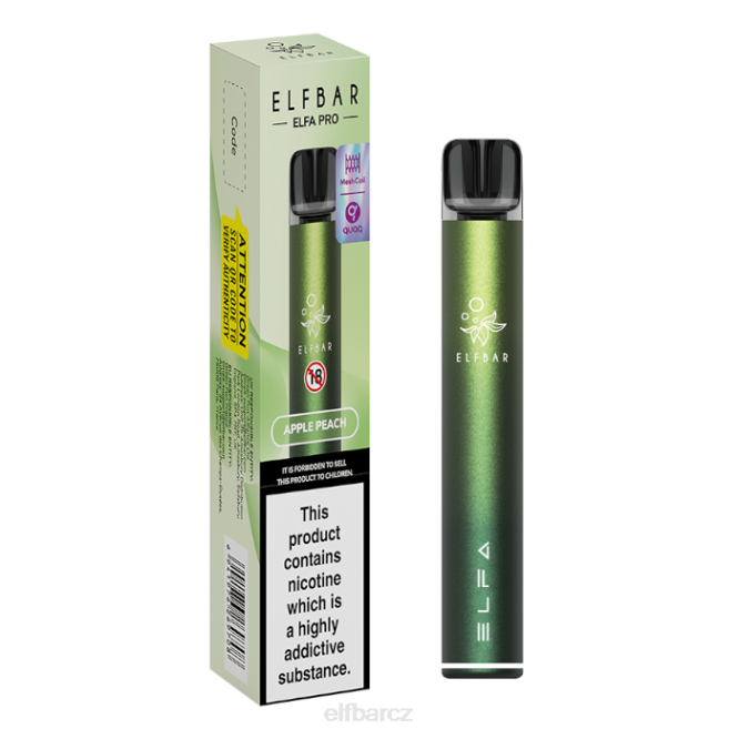 elfbar elfa pro pod kit - dobíjecí 844273 polární záře + jablko broskev předem plněný lusk