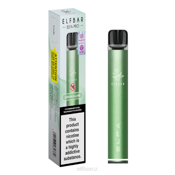 elfbar elfa pro pod kit - dobíjecí 844276 Předplněný lusk soumrakově zelený + citron a limetka