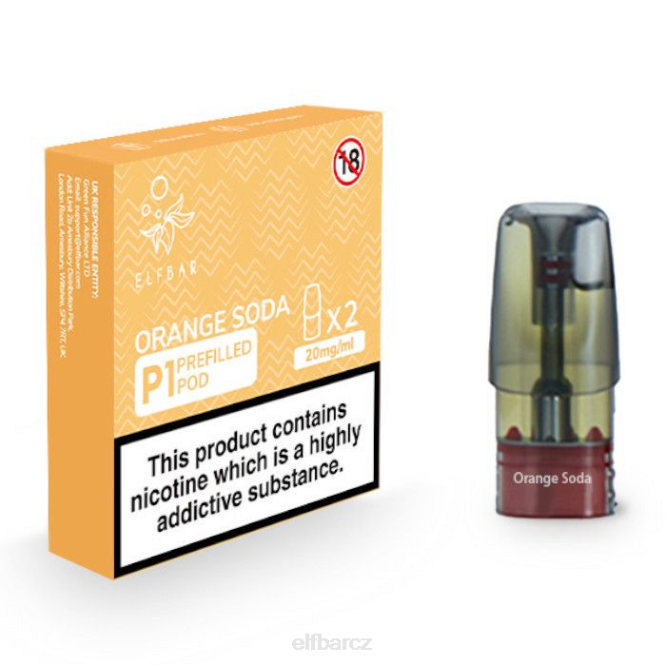 elfbar mate 500 p1 předplněné lusky - 20 mg (2 balení) pomerančová soda 8442155