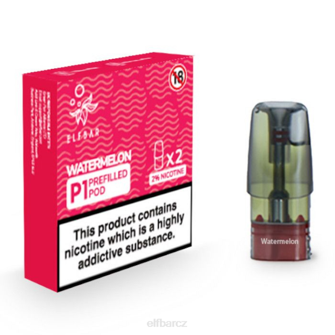 elfbar mate 500 p1 předplněné tobolky - 20 mg (2 balení) 8442147 vodní meloun