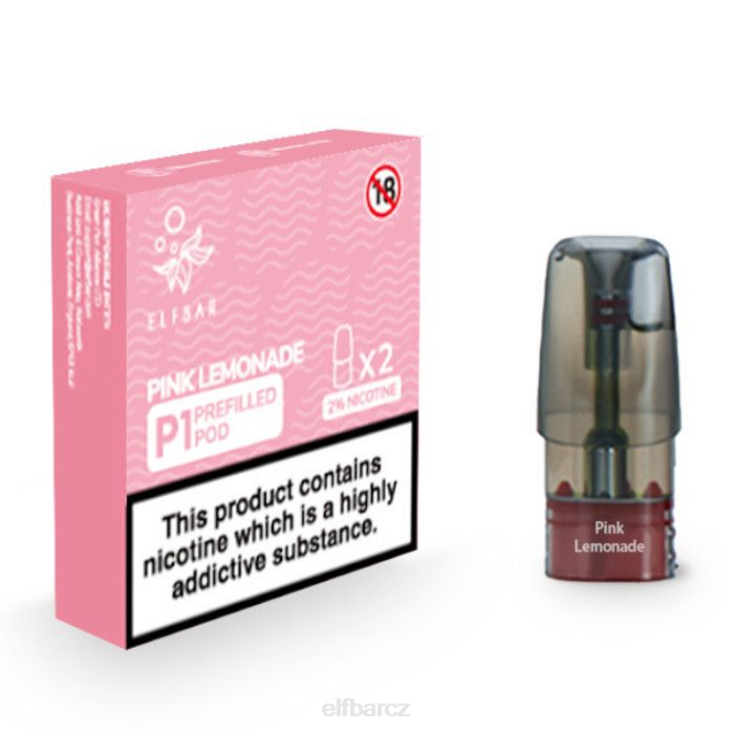 elfbar mate 500 p1 předplněné tobolky - 20 mg (2 balení) 8442150 růžová limonáda