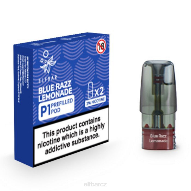 elfbar mate 500 p1 předplněné tobolky - 20 mg (2 balení) 8442154 modrá razz limonáda