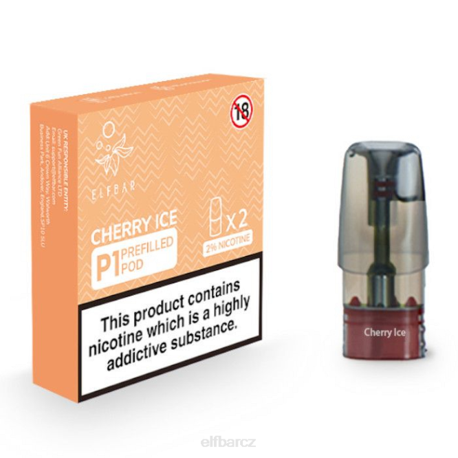 elfbar mate 500 p1 předplněné tobolky - 20 mg (2 balení) 8442156 třešňový led