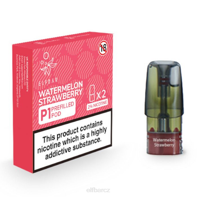 elfbar mate 500 p1 předplněné tobolky - 20 mg (2 balení) 8442162 meloun jahoda