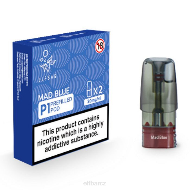 elfbar mate 500 p1 předplněné tobolky - 20 mg (2 balení) mad blue 8442160