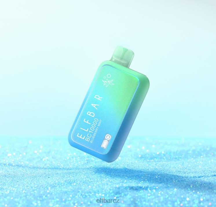 ELFBAR BC10000 jednorázová vape sunit edice borůvková máta X02P62 - Elf Bar 5000