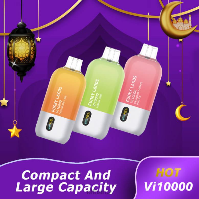 ELFBAR funky lands jednorázové vape vi10000 potáhnutí borůvková růže máta 60FDZ163