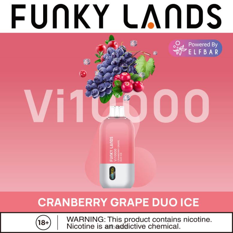ELFBAR funky lands jednorázové vape vi10000 potáhnutí citron limetka 60FDZ164