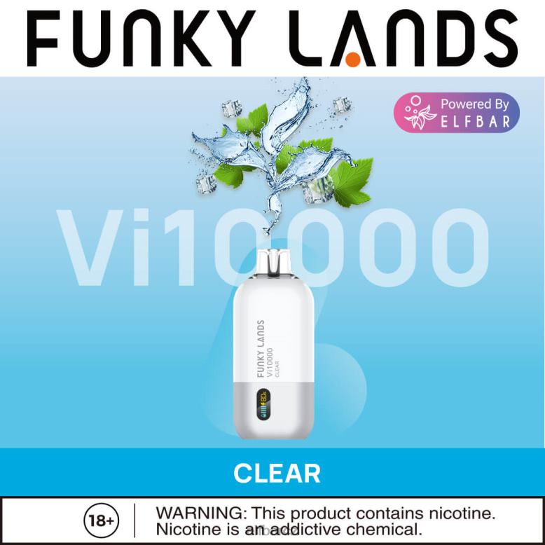 ELFBAR funky lands jednorázové vape vi10000 potáhnutí klasická ledová káva 60FDZ170