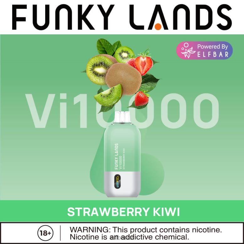 ELFBAR funky lands jednorázové vape vi10000 potáhnutí malinový p&b 60FDZ167