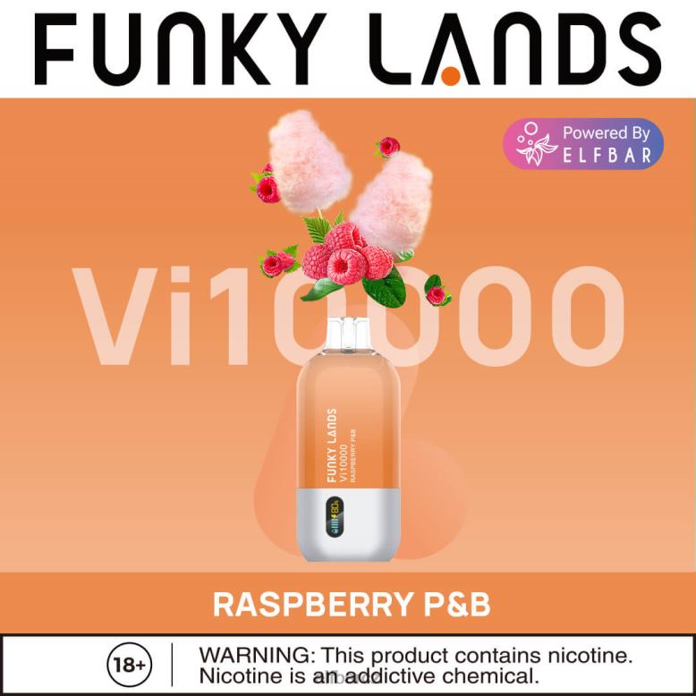 ELFBAR funky lands jednorázové vape vi10000 potáhnutí mexické mango 60FDZ166