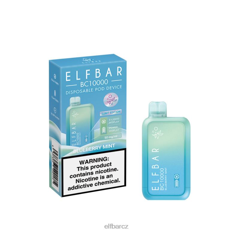 ELFBAR jednorázový vape nový bc10000 10000 vdechů borůvková máta 60FDZ37