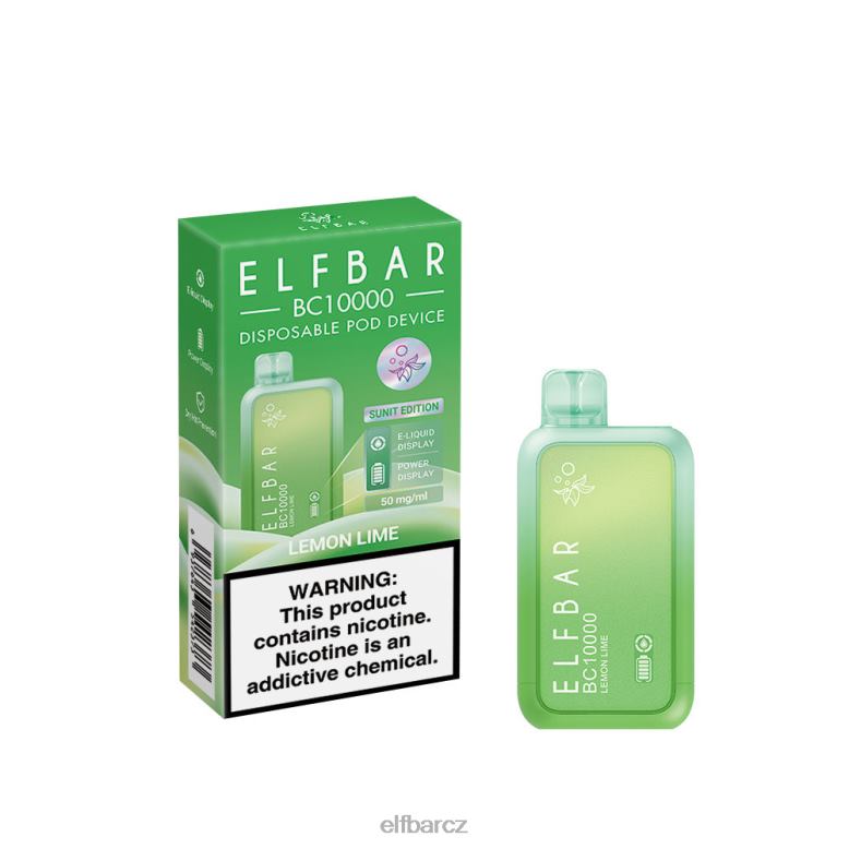 ELFBAR jednorázový vape nový bc10000 10000 vdechů citron limetka 60FDZ41