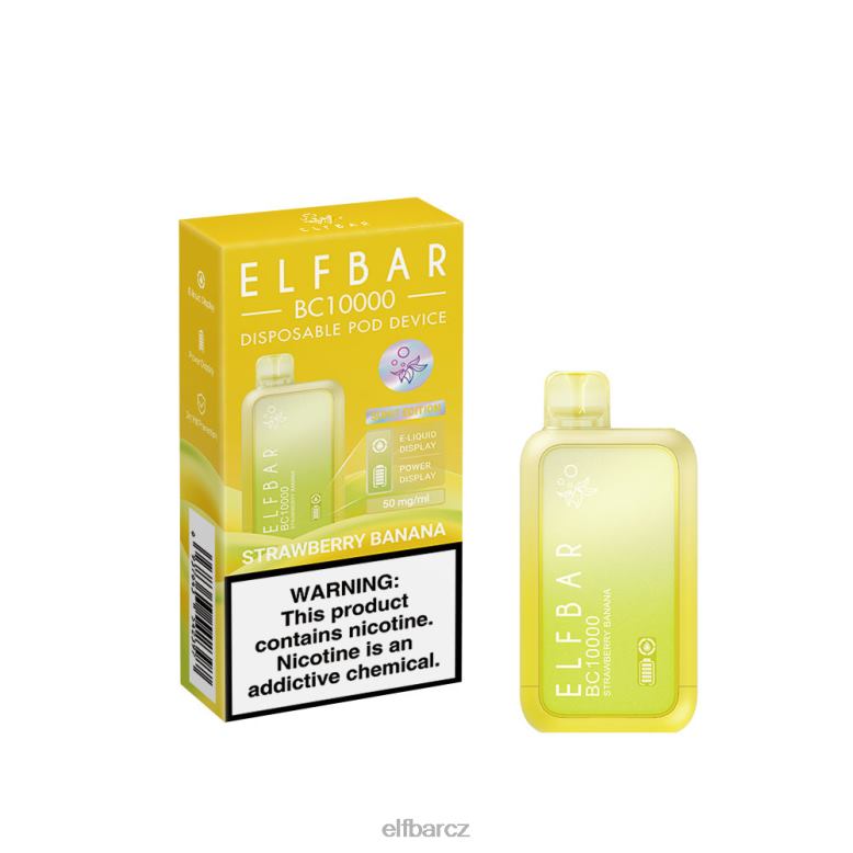 ELFBAR jednorázový vape nový bc10000 10000 vdechů jahodový banán 60FDZ45