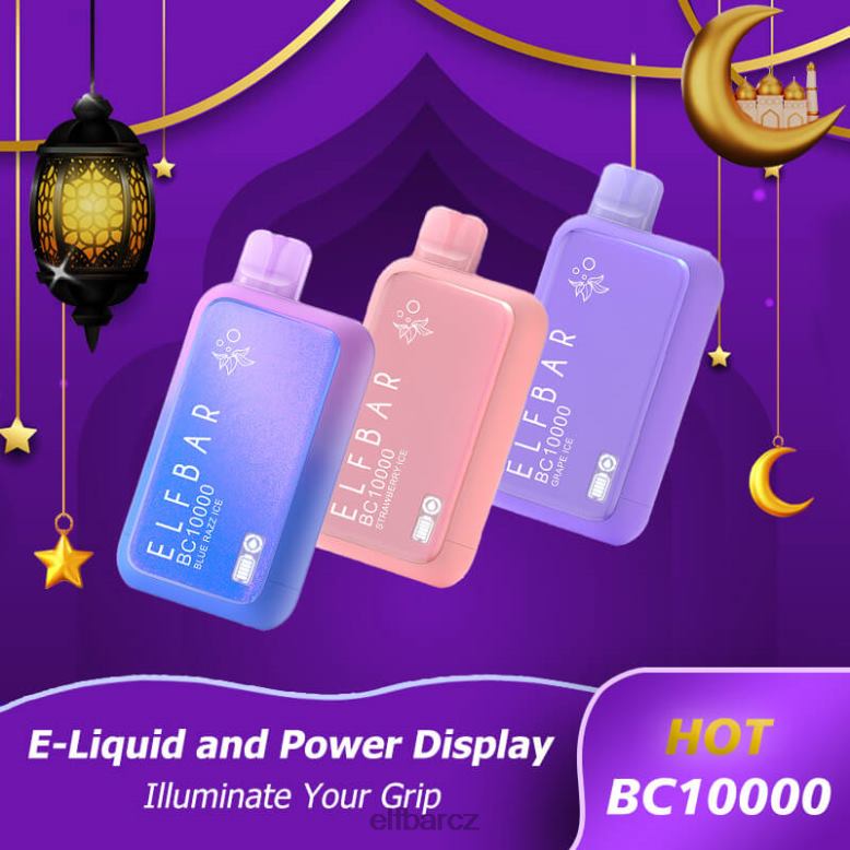 ELFBAR jednorázový vape nový bc10000 10000 vdechů ostružina brusinka 60FDZ35