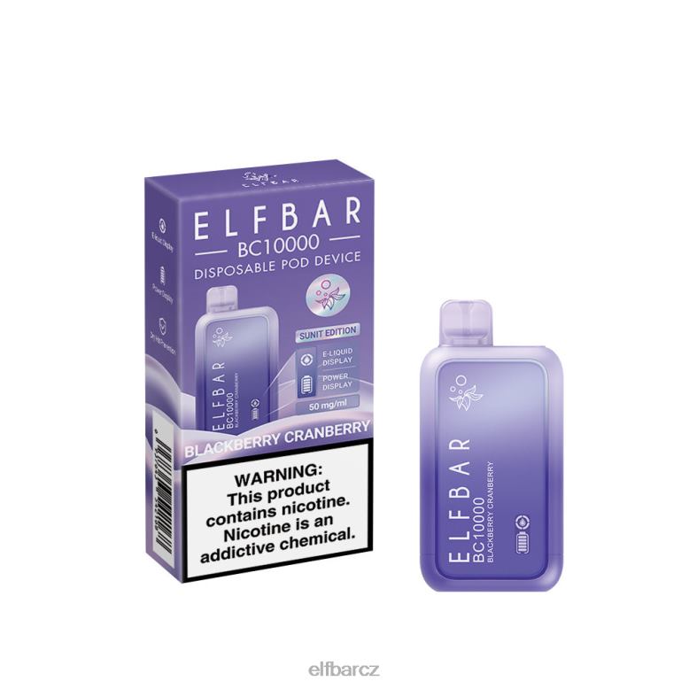 ELFBAR jednorázový vape nový bc10000 10000 vdechů ostružina brusinka 60FDZ35
