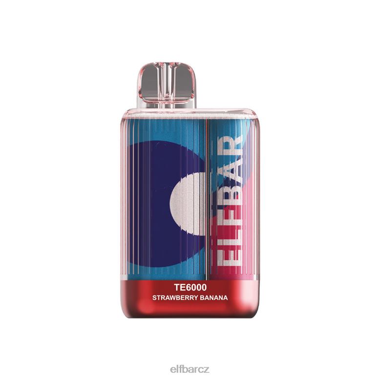 ELFBAR jednorázová vape te6000 jahodová komba Jahodová zmrzlina 60FDZ93