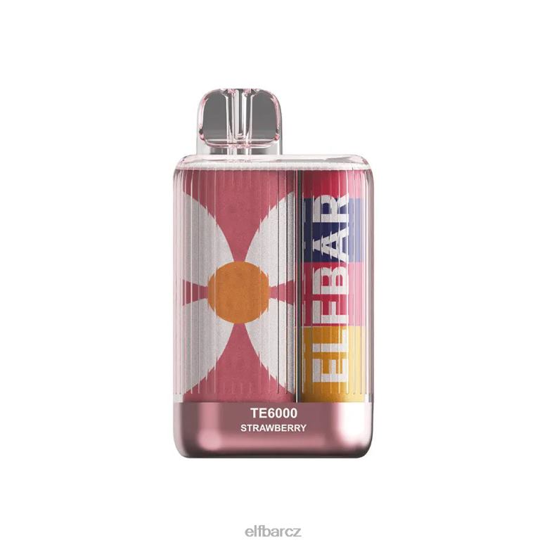 ELFBAR jednorázové vape te6000 potahy jahodový banán 60FDZ81