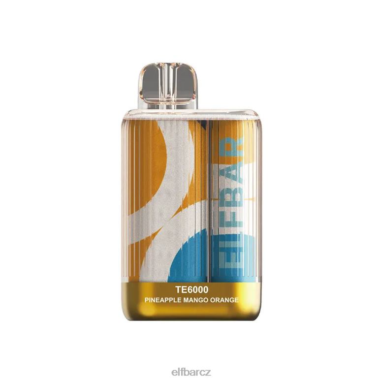 ELFBAR jednorázové vape te6000 potahy jahodový banán 60FDZ81