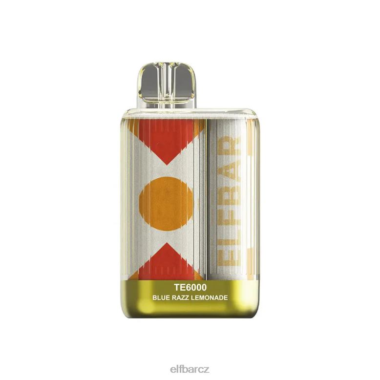 ELFBAR jednorázové vape te6000 potahy modrá razz limonáda 60FDZ90