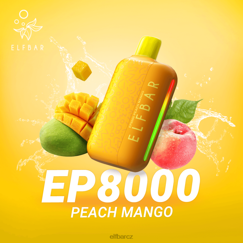 ELFBAR jednorázové vapky nové ep8000 potahy bílý hrozn 60FDZ73