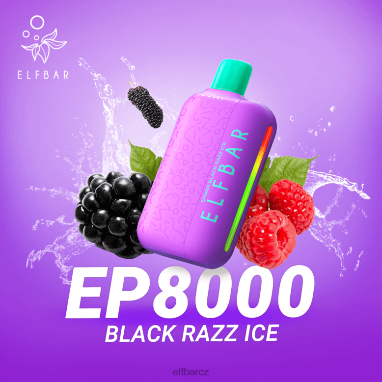 ELFBAR jednorázové vapky nové ep8000 potahy broskvový led 60FDZ69
