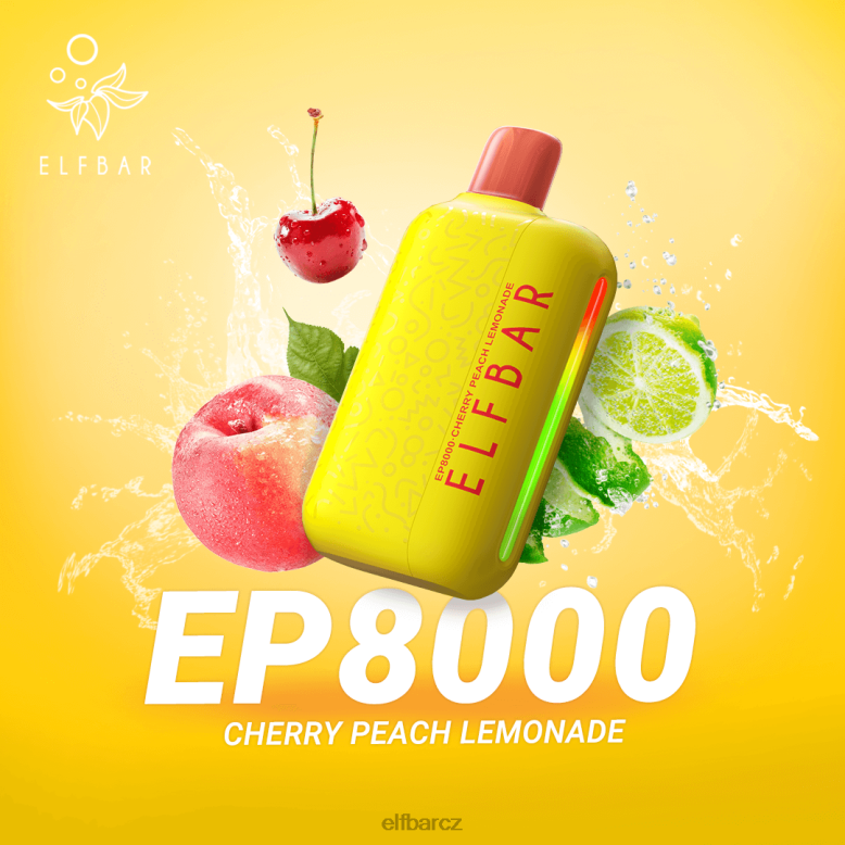 ELFBAR jednorázové vapky nové ep8000 potahy hroznová třešeň 60FDZ57