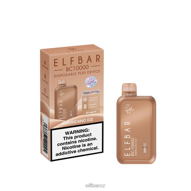 ELFBAR nejlepší příchuť jednorázový vape bc10000 led série modrý razz led 60FDZ1