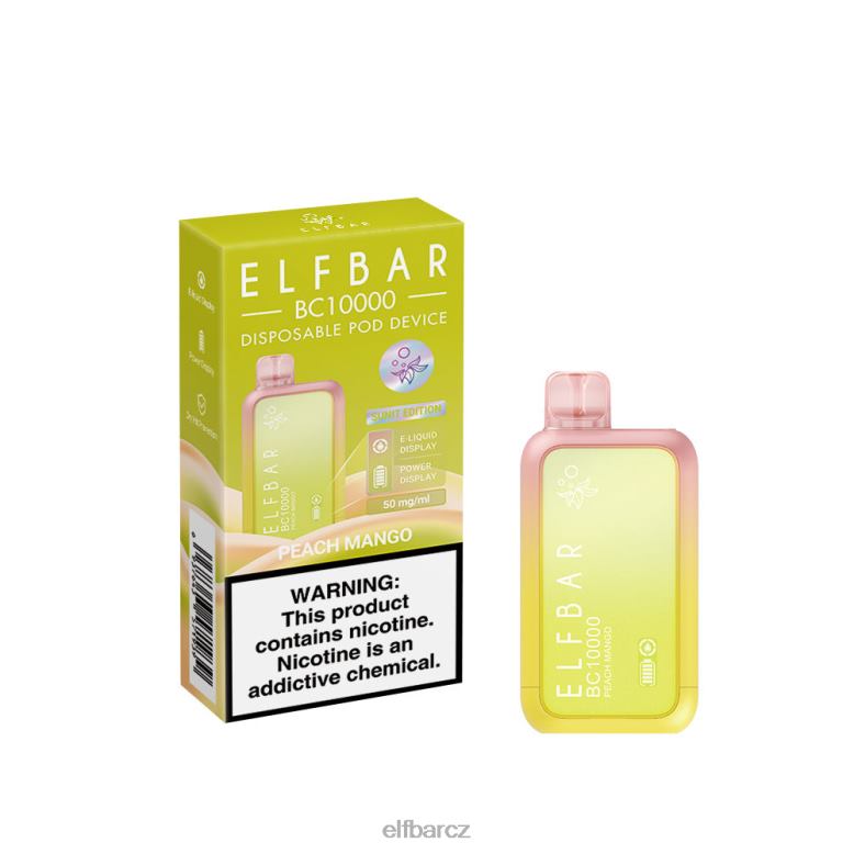 ELFBAR nejlepší příchuť jednorázový vape bc10000 top prodej broskev mango 60FDZ12