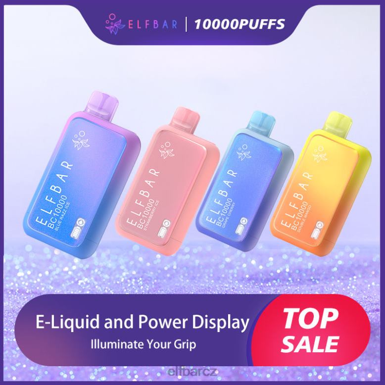 ELFBAR nejlepší příchuť jednorázový vape bc10000 top prodej modrý razz led 60FDZ10