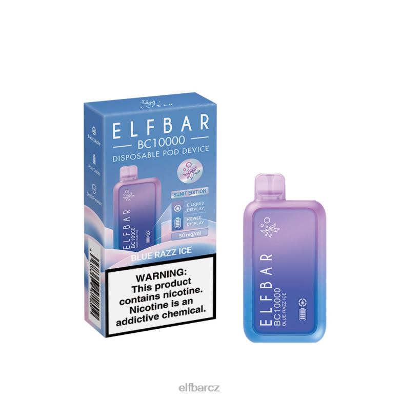ELFBAR nejlepší příchuť jednorázový vape bc10000 top prodej modrý razz led 60FDZ10