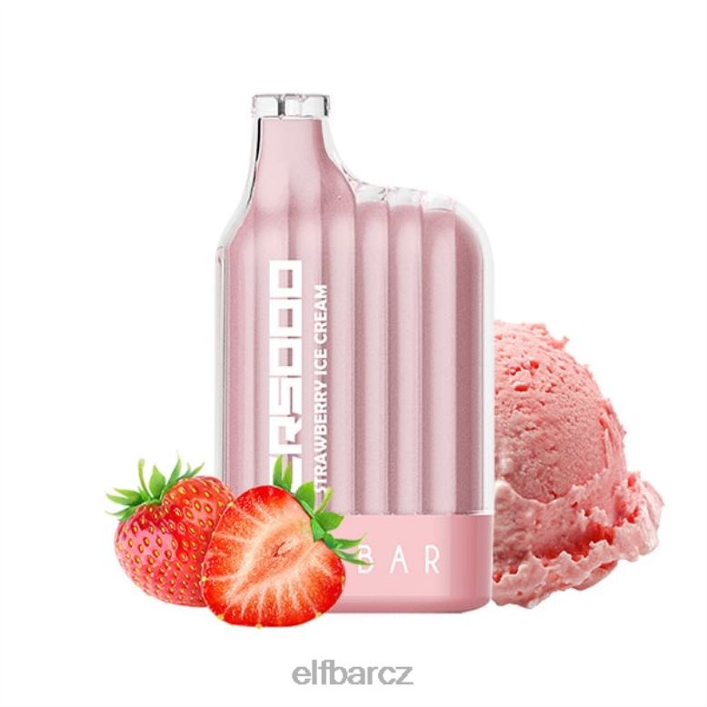 ELFBAR nejlepší příchuť jednorázový vape cr5000 velký výprodej Jahodová zmrzlina 60FDZ18