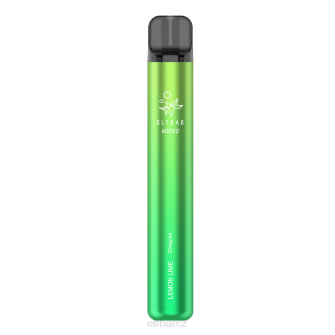 elfbar 600v2 jednorázová vapka - 20 mg 844215 citron limetka