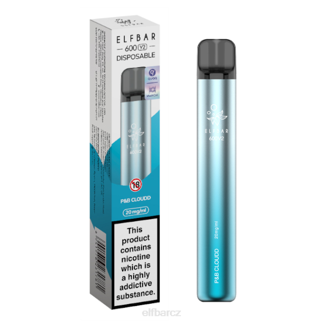 elfbar 600v2 jednorázová vapka - 20 mg 844225 p&b cloud