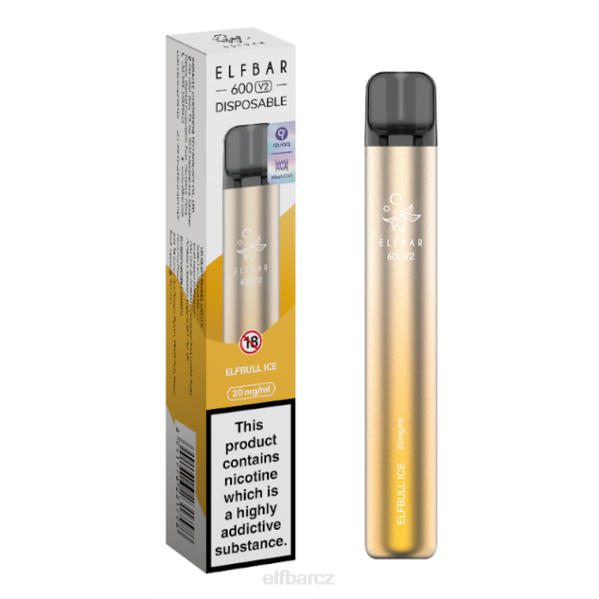elfbar 600v2 jednorázová vapka - 20 mg 844228 elfturbo led