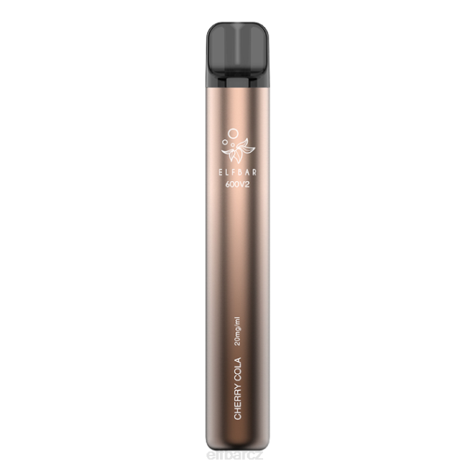 elfbar 600v2 jednorázová vapka - 20 mg 84428 třešňová cola